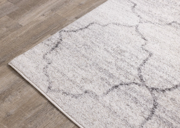 Focus Grey Ogee Rug by Kalora Interiors