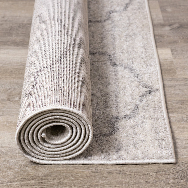 Focus Grey Ogee Rug by Kalora Interiors