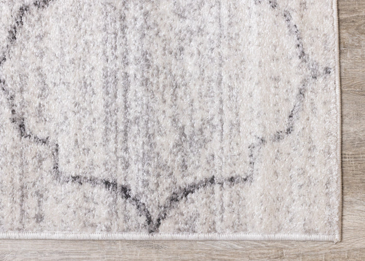 Focus Grey Ogee Rug by Kalora Interiors