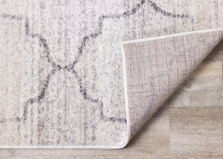 Focus Grey Ogee Rug by Kalora Interiors