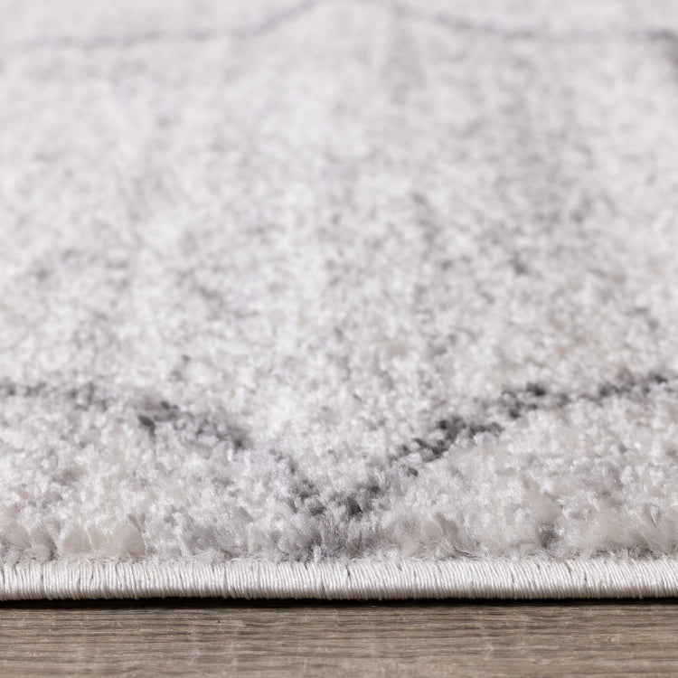 Focus Grey Ogee Rug by Kalora Interiors