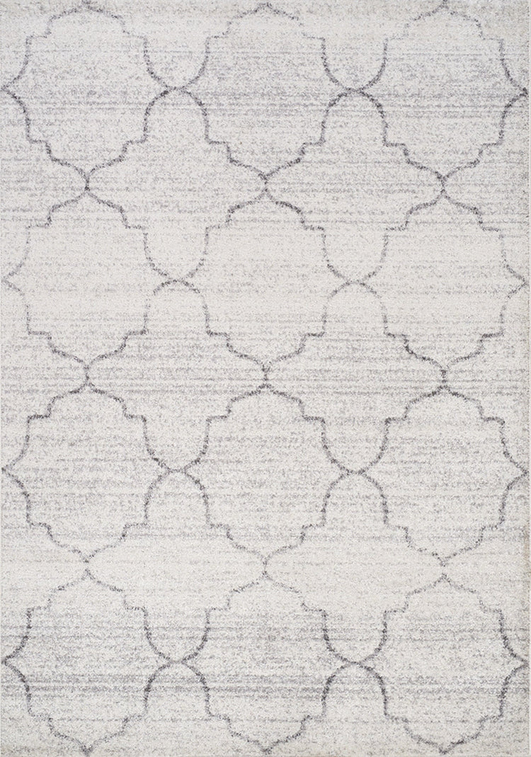 Focus Grey Ogee Rug by Kalora Interiors