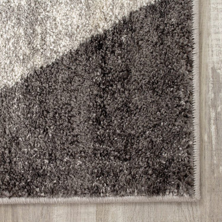 Focus Grey Cream Variegation Rug by Kalora Interiors