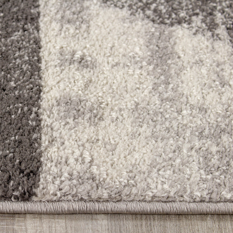 Focus Grey Cream Variegation Rug by Kalora Interiors