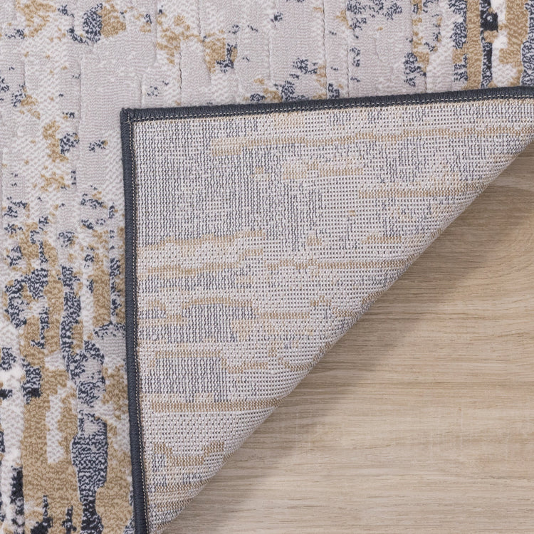 Alfombra Rip Intrigue en beige y azul desgastado de Kalora Interiors