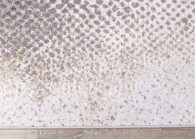 Alfombra Intrigue Cream Grey Brown Snake Skin de Kalora Interiors