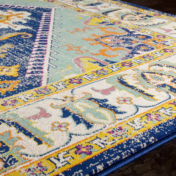 Jasper 9381_81 Alfombra de área de estilo oriental tradicional colorido gris naranja de Novelle Home
