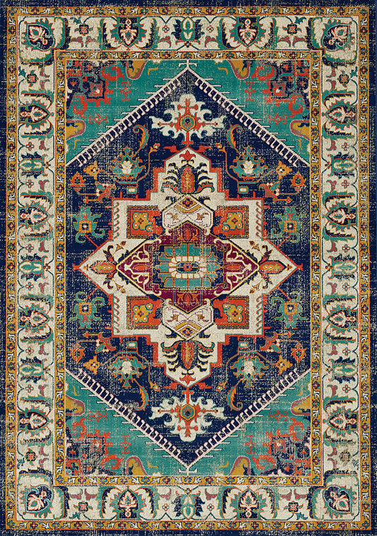 Jasper 9381_81 Alfombra de área de estilo oriental tradicional colorido gris naranja de Novelle Home