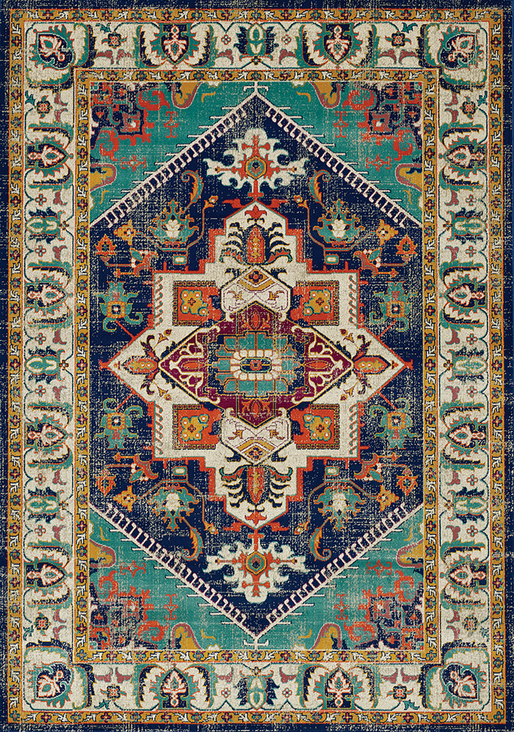 Jasper 9381_81 Alfombra de área de estilo oriental tradicional colorido gris naranja de Novelle Home