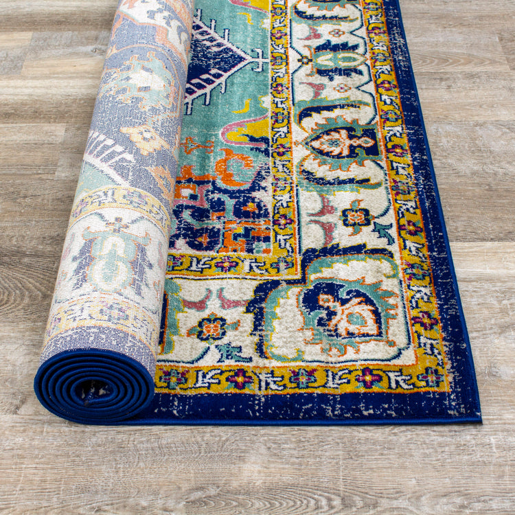 Jasper 9381_81 Alfombra de área de estilo oriental tradicional colorido gris naranja de Novelle Home