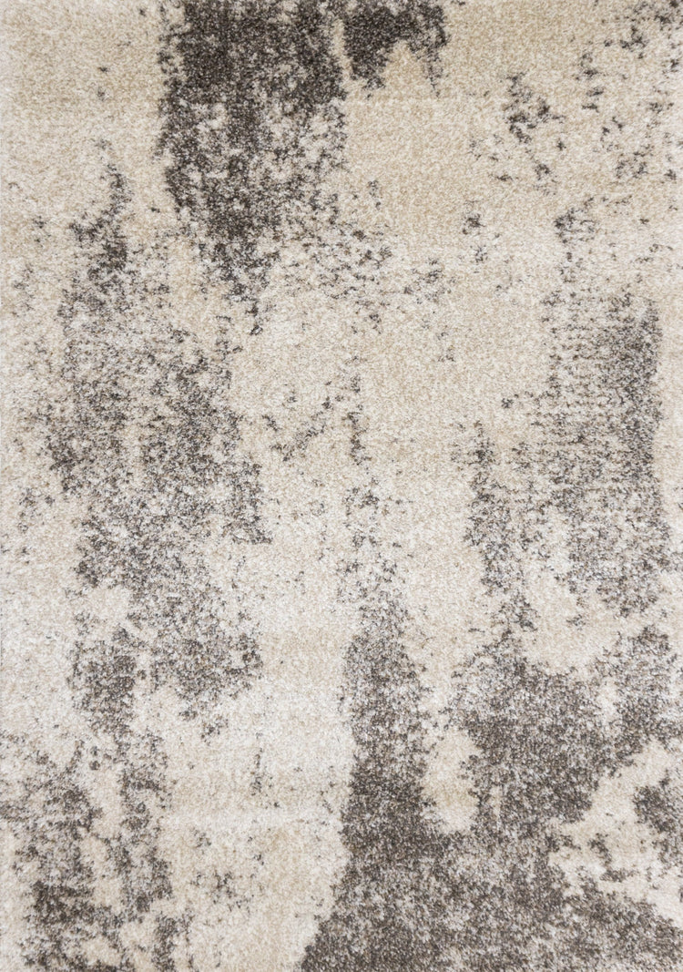 Lane Cream Brown Abstract Luxury Rug by Kalora Interiors