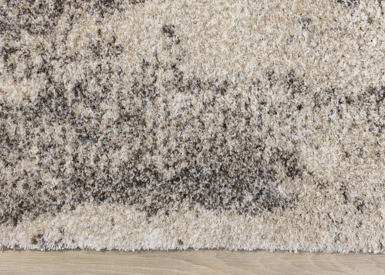 Lane Cream Brown Abstract Luxury Rug by Kalora Interiors