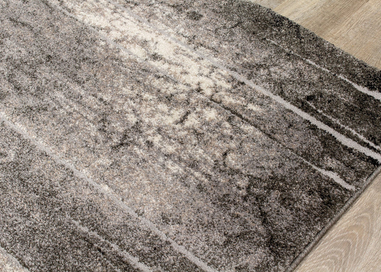Montana Grey Cream Barn Door Rug by Kalora Interiors