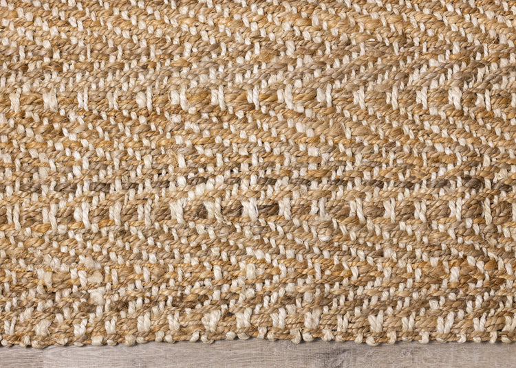Natural Handmade Beige Cream Area Rug by Kalora Interiors