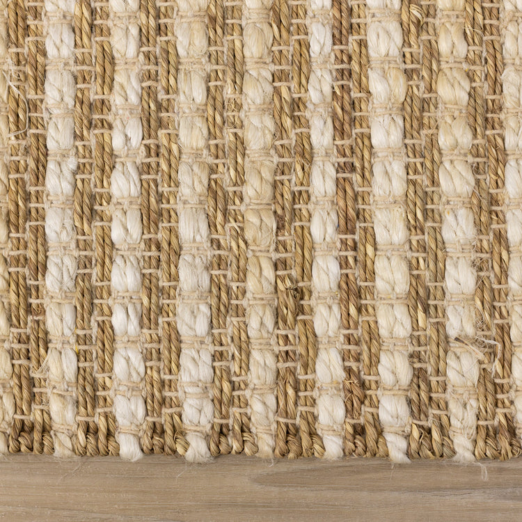 Naturals Beige Intricate Weave Rug by Kalora Interiors