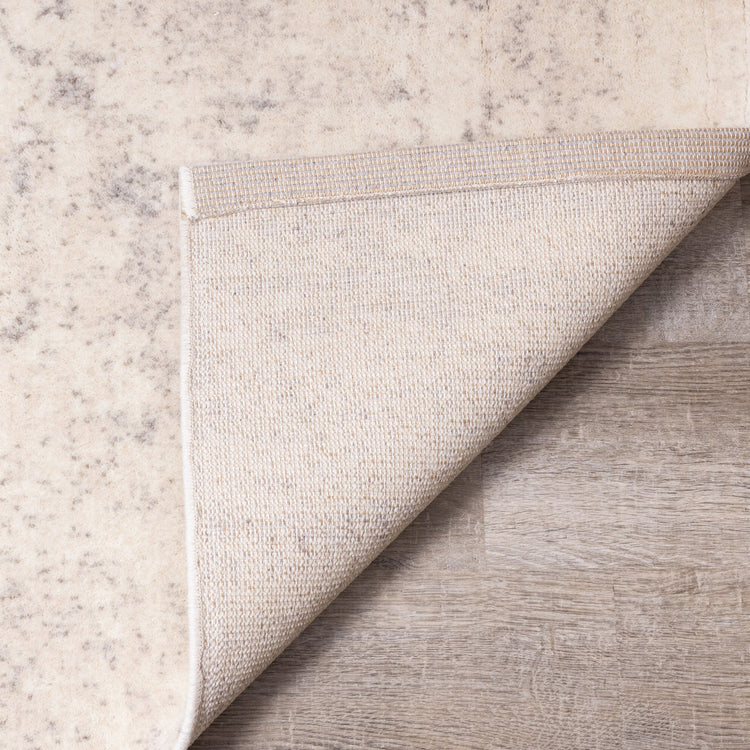 Nordic Cream Grey Subtle Abstract Rug by Kalora Interiors
