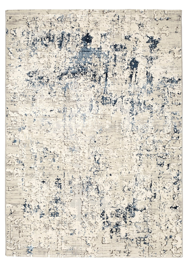 Panache PAN-5430A-GRBL Soft Powerloomed Grey Blue Area Rug By Viana Inc