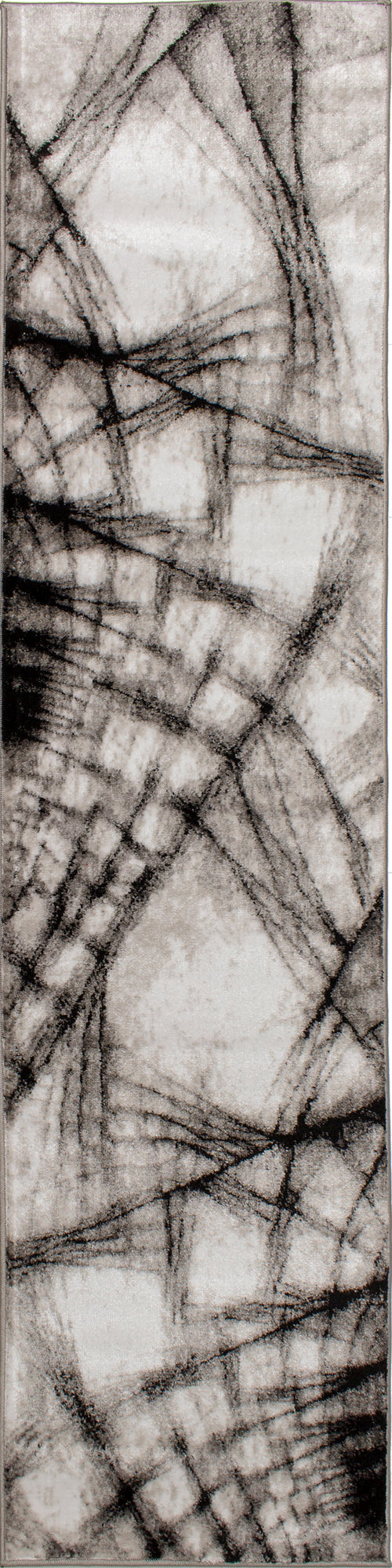 Platinum Grey Shatter Rug by Kalora Interiors