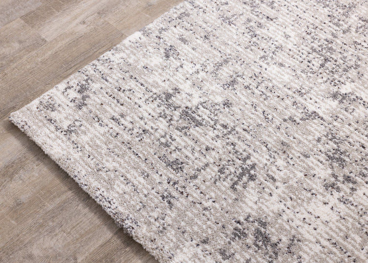 Ravine Grey Cream Distressed Rug by Kalora Interiors