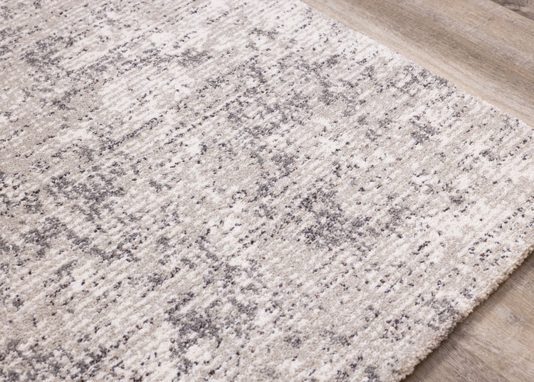 Ravine Grey Cream Distressed Rug by Kalora Interiors