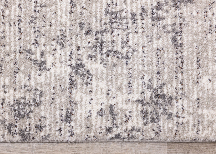 Ravine Grey Cream Distressed Rug by Kalora Interiors