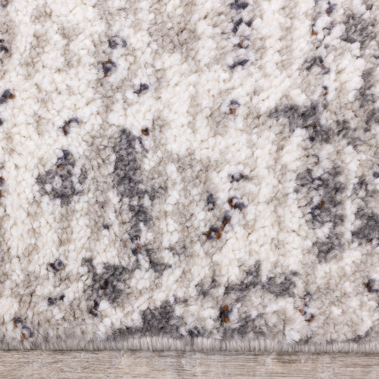 Ravine Grey Cream Distressed Rug by Kalora Interiors