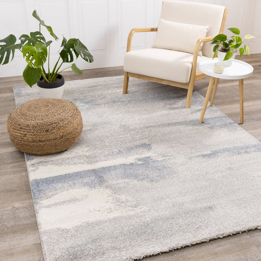 Sable Grey Blue Cirrus Rug by Kalora Interiors