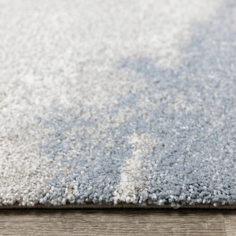 Sable Grey Blue Cirrus Rug by Kalora Interiors