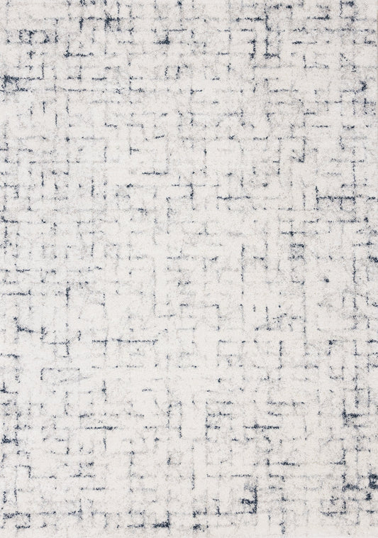 Alfombra Sable Cream Blue Soft Grid de Kalora Interiors