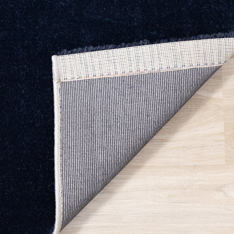 Safi Grey Blue Large Geometry Rug by Kalora Interiors