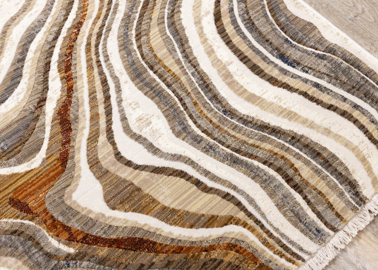 Samira Curvy Waves Rug by Kalora Interiors