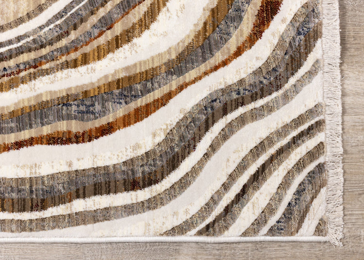Samira Curvy Waves Rug by Kalora Interiors