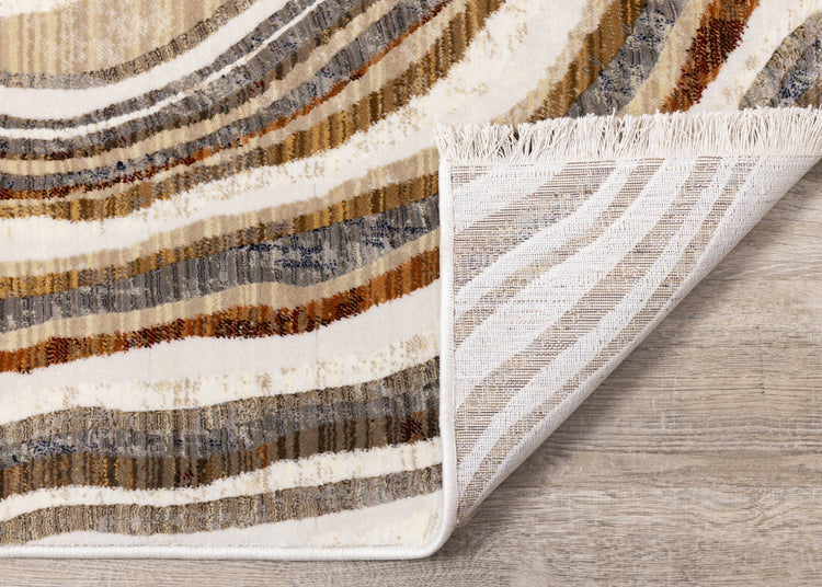Samira Curvy Waves Rug by Kalora Interiors