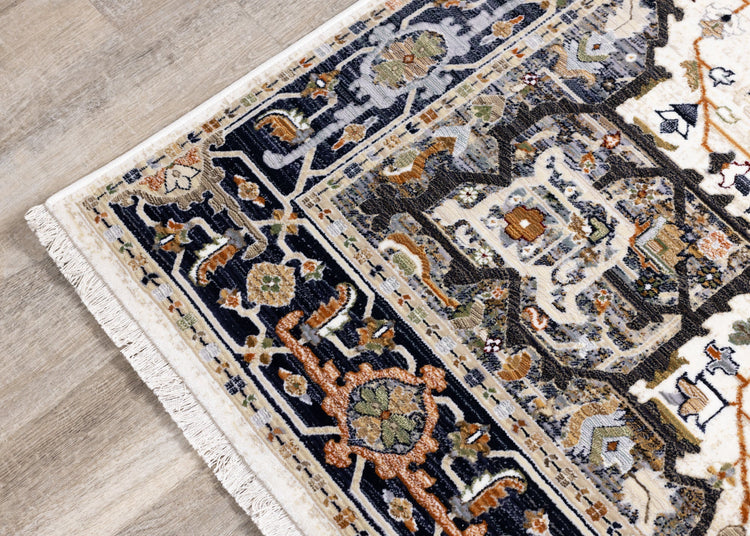 Alfombra tribal Samira Medallion de Kalora Interiors
