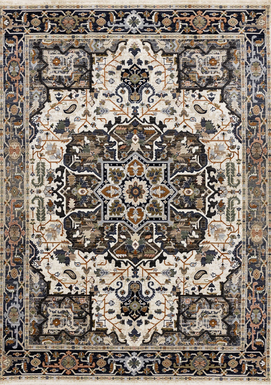 Alfombra tribal Samira Medallion de Kalora Interiors