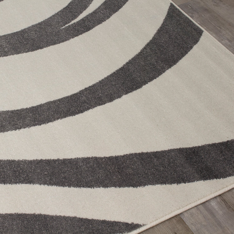 Siecle 16103_19 - Alfombra gris crema Swaying Area de Novelle Home