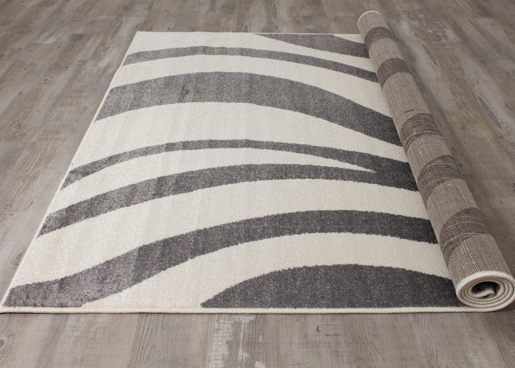 Siecle 16103_19 - Alfombra gris crema Swaying Area de Novelle Home