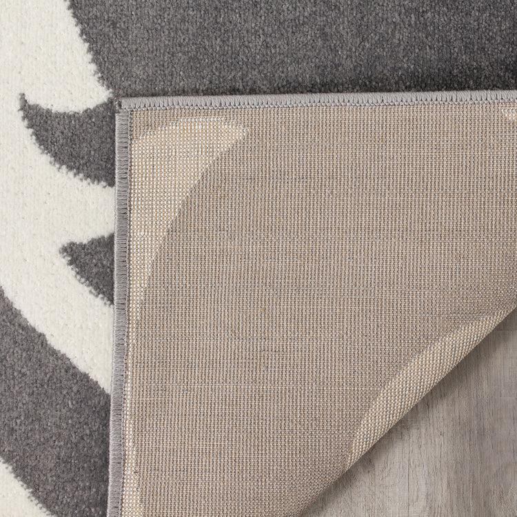 Siecle 16104_19 Alfombra gris crema Zoom Swirl de Novelle Home