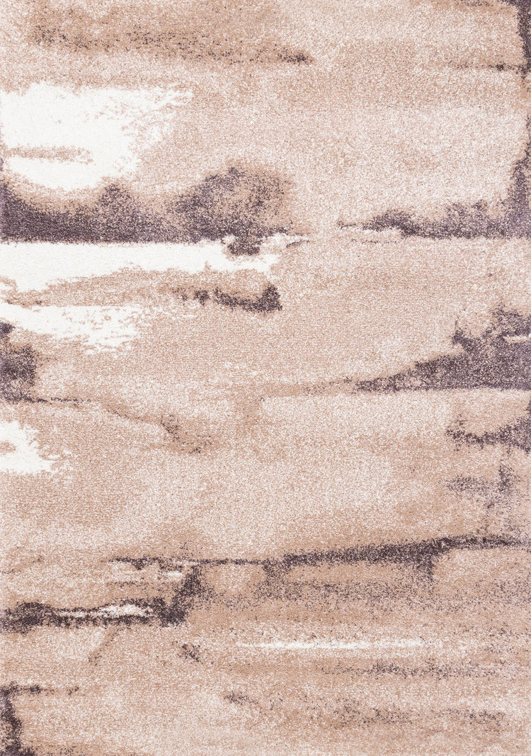Sable Pink Purple Cream Sunset Cloud Sky Rug by Kalora Interiors