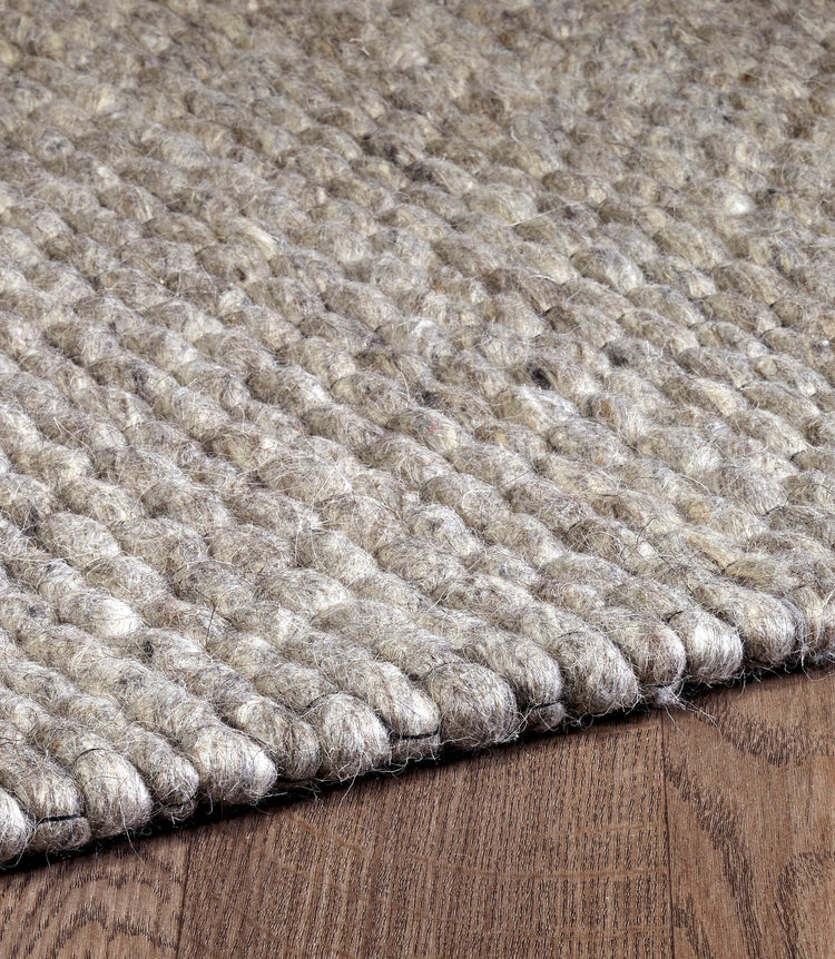 Chinook CHIN-03-GREY Handmade Wool Grey Area Rug By Viana Inc