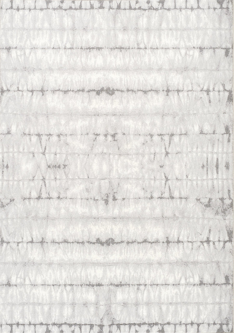Intrigue White Grey Faded Distressed Rug by Kalora Interiors