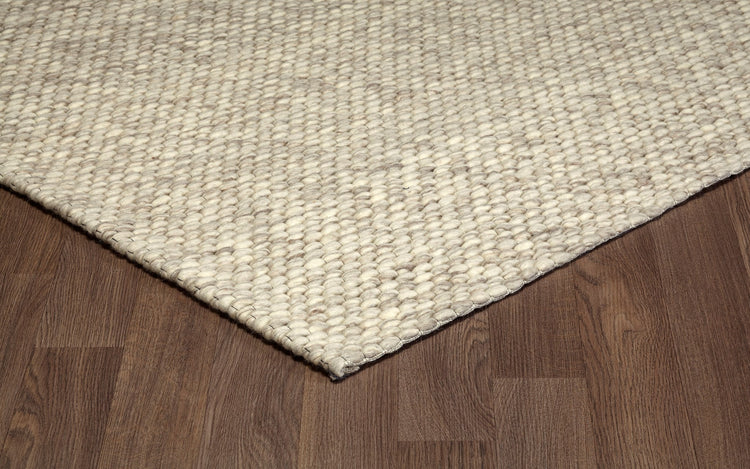 Chinook CHIN-08-IVORY Handmade Wool Ivory Area Rug By Viana Inc