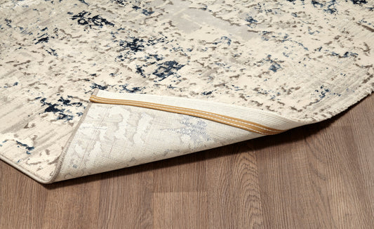 Panache PAN-5430A-GRBL Soft Powerloomed Grey Blue Area Rug By Viana Inc
