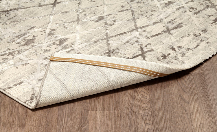 Panache PAN-6165-GRY Soft Powerloomed Grey Area Rug By Viana Inc