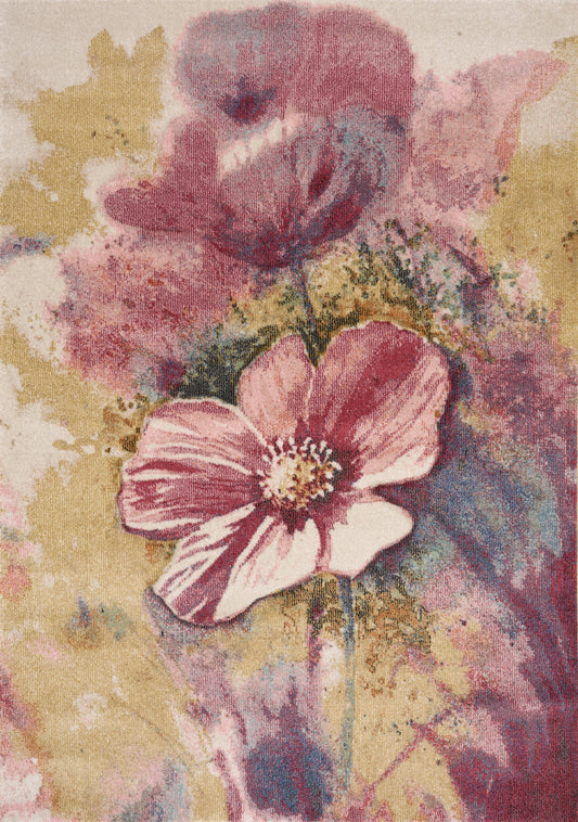Alfombra Folio Pink Yellow Blue Poppy de Kalora Interiors