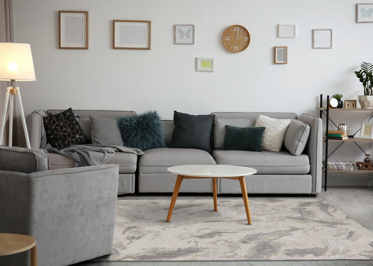 Cathedral Modern Swirls Area Rug by Kalora Interiors