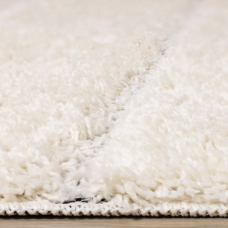 Novato Cream Grey Asymmetrical Lines Rug by Kalora Interiors