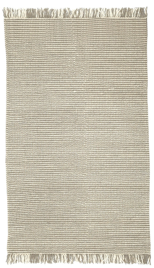 Zurich Hand Loomed Wool Grey Ivory Rug