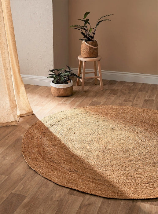 Juto Rounds Braided Jute Rug