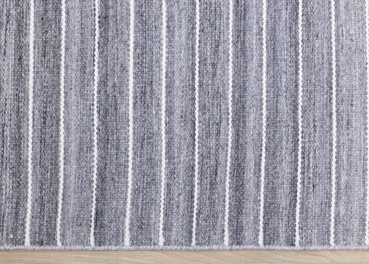 Aspen Striped Pattern Woven Rug